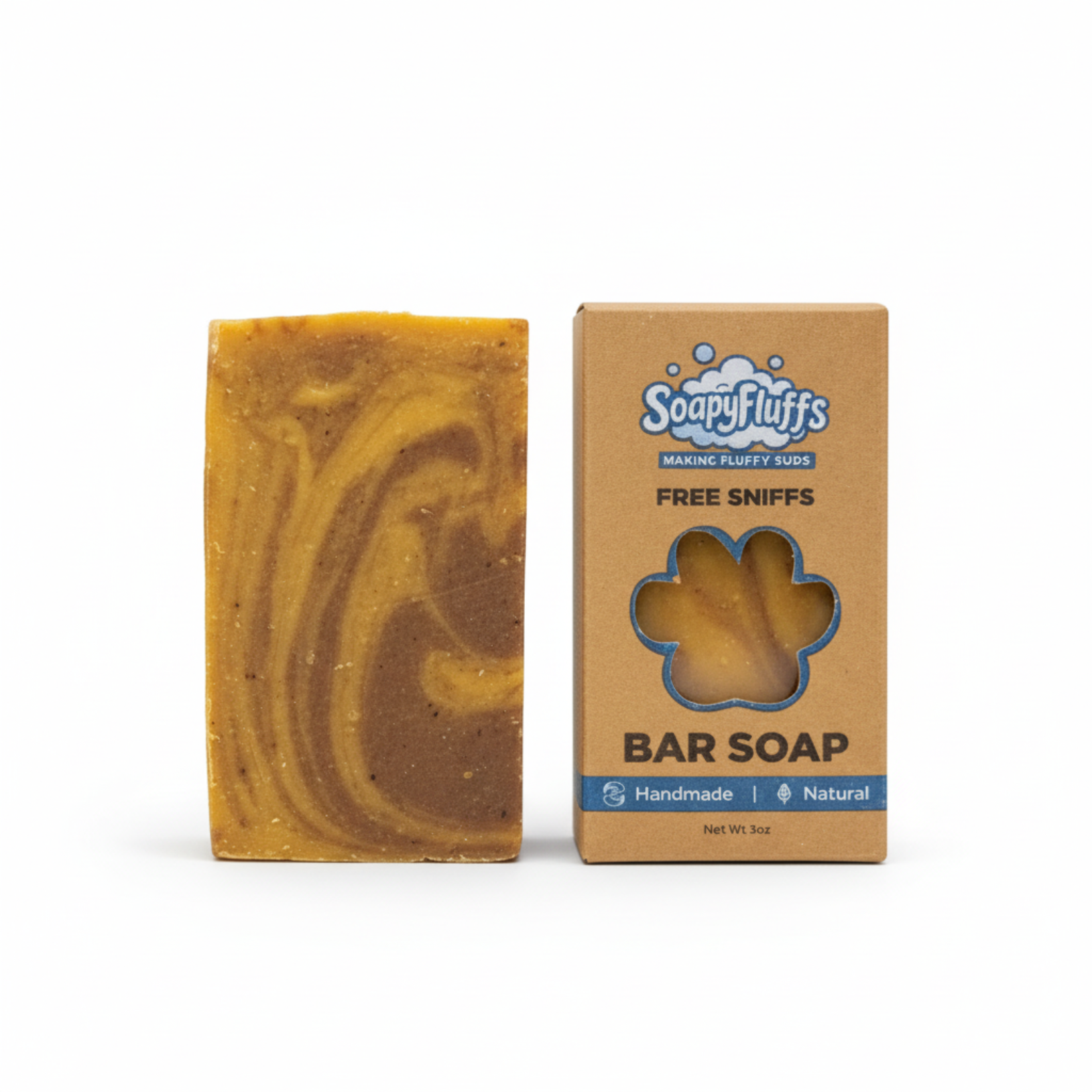 Pumpkin Spice Latte Artisan Soap – Cozy & Seasonal | Soapyfluffs