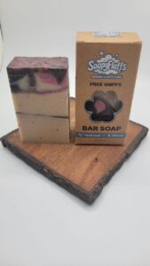 Black Raspberry Vanilla Mini Artisan Soap by Soapyfluffs – Luxurious Fragrance with Vanilla & Berry
