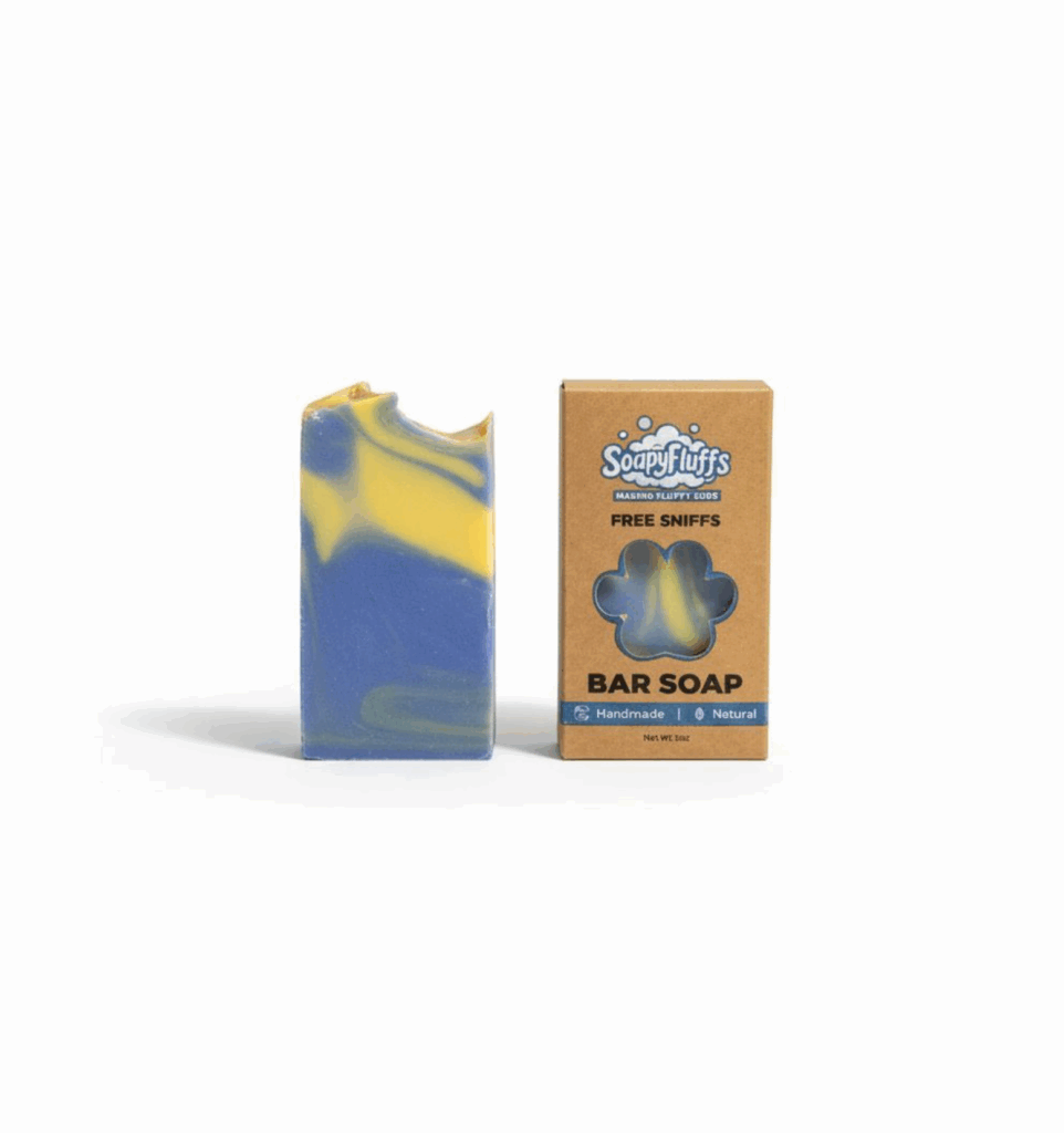Stormy Rain Mini Artisan Soap by Soapyfluffs – Luxurious Fragranced with Wisteria & Musk