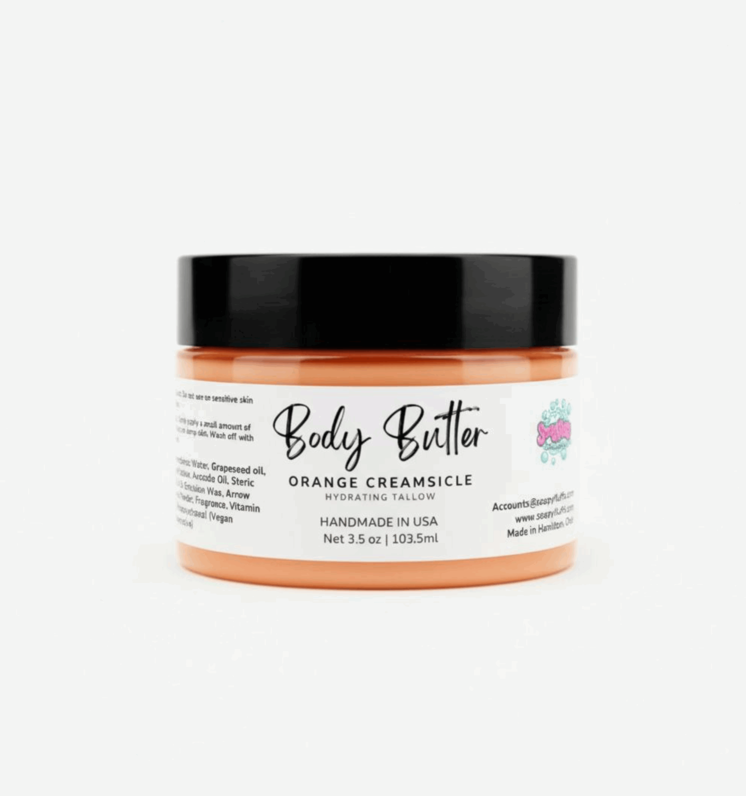 orange creamsicle body butter by soapyfluffs hydrating tallow formula – handmade in ohio orange creamsicle body butter by soapyfluffs hydrating tallow formula – handmade in ohio