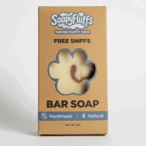 cherry almond mini artisan soap by soapyfluffs – luxurious fragranced with cherries & marzipan